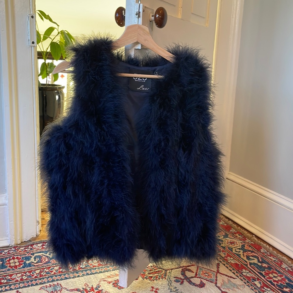 Feather vest